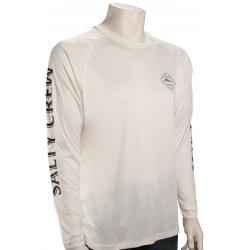Salty Crew Hotwire Pinnacle Tech LS T-Shirt - Bone - XL