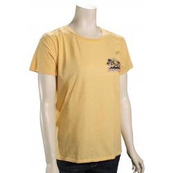 Billabong Love Cali Bear Women's T-Shirt - Pale Yellow - M