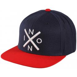 Nixon Exchange Snapback Hat - Navy / Red