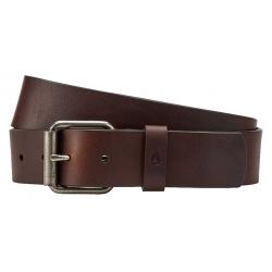 Nixon Axis Leather Belt - Brown - XL