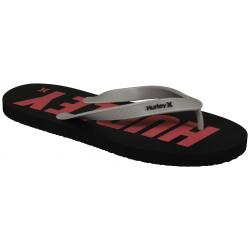 Hurley One and Only Fastlane Sandal - Black / Coral - 12