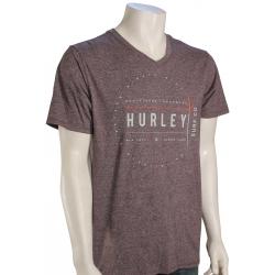 Hurley Siro Built V-Neck T-Shirt - Mahogany Heather - XXL