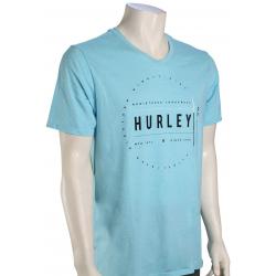 Hurley Siro Built V-Neck T-Shirt - Blue Gaze Heather - M