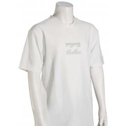 Billabong Boy's All Day Wave SS Surf Shirt - White / Grey - XL