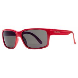 Volcom Stoneage Sunglasses - Gloss Red / Grey Polar