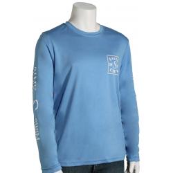 Salty Crew Boy's Squared Up LS Surf Shirt - Carolina Blue - XL