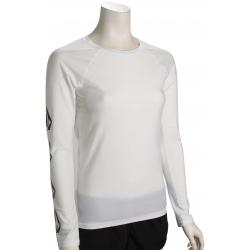 Volcom Simply Core LS Women's Rash Guard - White - XL
