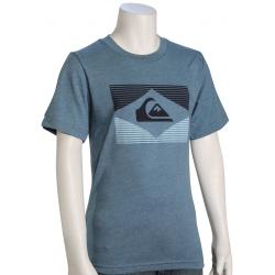 Quiksilver Boy's Days Gone By T-Shirt - Blue Yonder Heather - XL