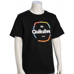 Quiksilver Boy's Hard Wired T-Shirt - Black - XL