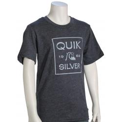 Quiksilver Boy's Square Me Up T-Shirt - Navy Blazer Heather - XL