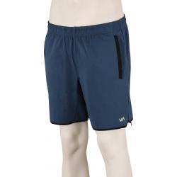 RVCA Yogger Stretch Athletic Shorts - Dark Denim - XL