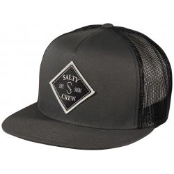 Salty Crew Tippet Trucker Hat - Charcoal / Black