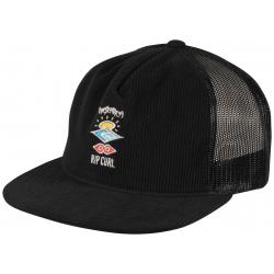 Rip Curl Search Logo Trucker Hat - Black