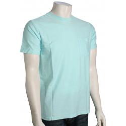 RVCA PTC Texture Stripe T-Shirt - Ice Blue - XL