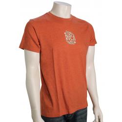 RVCA Trippy Times T-Shirt - Terracotta - XL