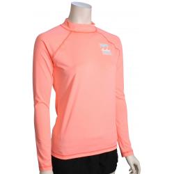 Billabong Core LS Women's Surf Shirt - Peachy Daze / Blue - XL