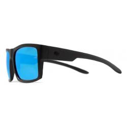 Ensea Restoration Sunglasses - Matte Black / Blue Mirror Polarized