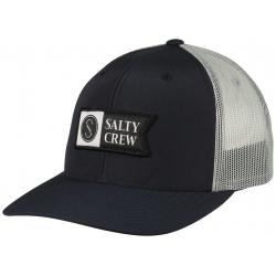 Salty Crew Pinnacle Retro Trucker Hat - Navy / Ice