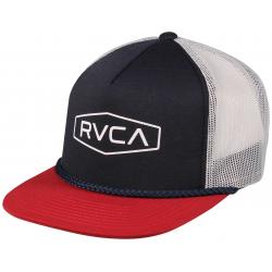 RVCA Staple Foamy Trucker Hat - Navy