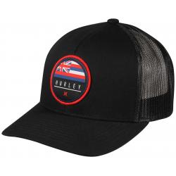 Hurley Staple Destination Trucker Hat - Black / Hawaii