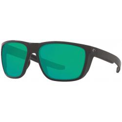 Costa Ferg Sunglasses - Matte Black / Green Mirror Polar Glass