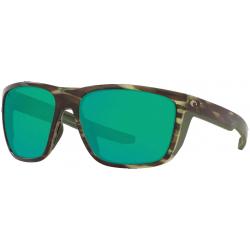 Costa Ferg Sunglasses - Matte Reef / Green Mirror Polar Glass