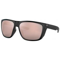 Costa Ferg XL Sunglasses - Matte Black / Silver Mirror Polar Glass