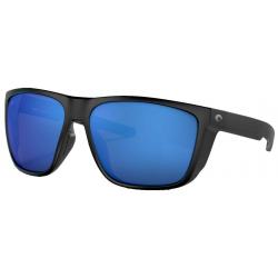Costa Ferg XL Sunglasses - Matte Black / Blue Mirror Polar Glass