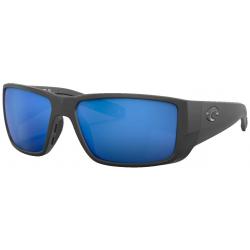 Costa Blackfin Pro Sunglasses - Matte Black / Blue Mirror Polar Glass