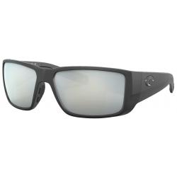 Costa Blackfin Pro Sunglasses - Matte Black / Silver Mirror Polar Glass
