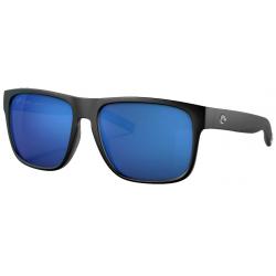 Costa Spearo XL Sunglasses - Matte Black / Blue Mirror Polar Glass