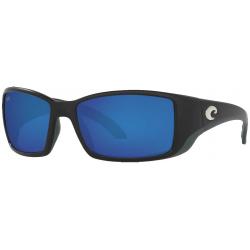 Costa Blackfin Sunglasses - Matte Black / Blue Mirror Polar Glass