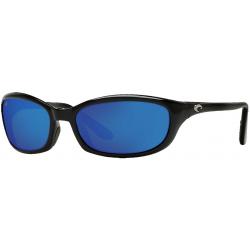 Costa Harpoon Sunglasses - Black / Blue Mirror Polar Glass