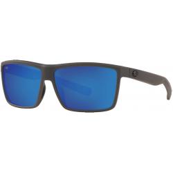 Costa Rinconcito Sunglasses - Matte Grey / Blue Mirror Polar Glass
