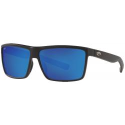 Costa Rinconcito Sunglasses - Matte Black / Blue Mirror Polar Poly