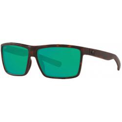 Costa Rinconcito Sunglasses - Matte Tortoise / Green Mirror Polar Poly