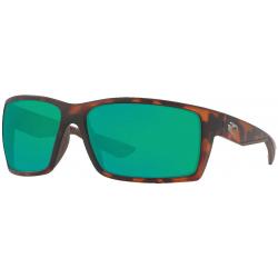 Costa Reefton Sunglasses - Retro Tortoise / Green Mirror Polar Poly