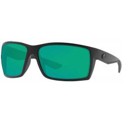 Costa Reefton Sunglasses - Blackout / Green Mirror Polar Poly