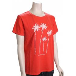 Billabong Breezy Palms Women's T-Shirt - Firecracker - L