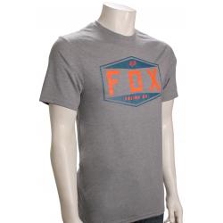 Fox Emblem Tech T-Shirt - Heather Graphite - L