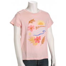 Billabong Girl's Be In Nature T-Shirt - Pale Pink - L