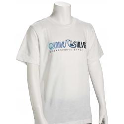 Quiksilver Boy's Fickle Game T-Shirt - White - XL