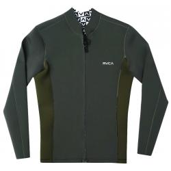RVCA Front Zip Neoprene Wetsuit Jacket - Pirate Black - M