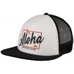 Quiksilver HI Aloha Iwa Trucker Hat - White