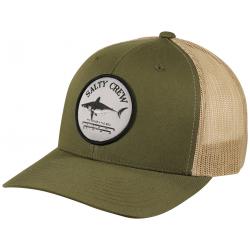 Salty Crew Bruce Retro Trucker Hat - Moss / Khaki