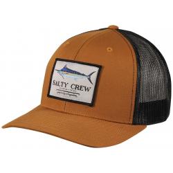 Salty Crew Marlin Mount Retro Trucker Hat - Camel / Black