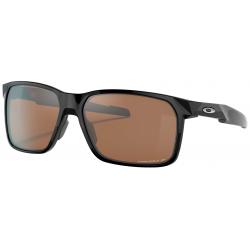 Oakley Portal X Sunglasses - Polished Black / Prizm Tungsten Polarized
