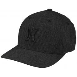 Hurley Black Textures Hat - Black / Mini Stripe - L/XL