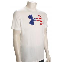 Under Armour Freedom Big Flag Logo T-Shirt - White - XXL