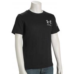 Under Armour Boy's Freedom Flag T-Shirt - Black - XL